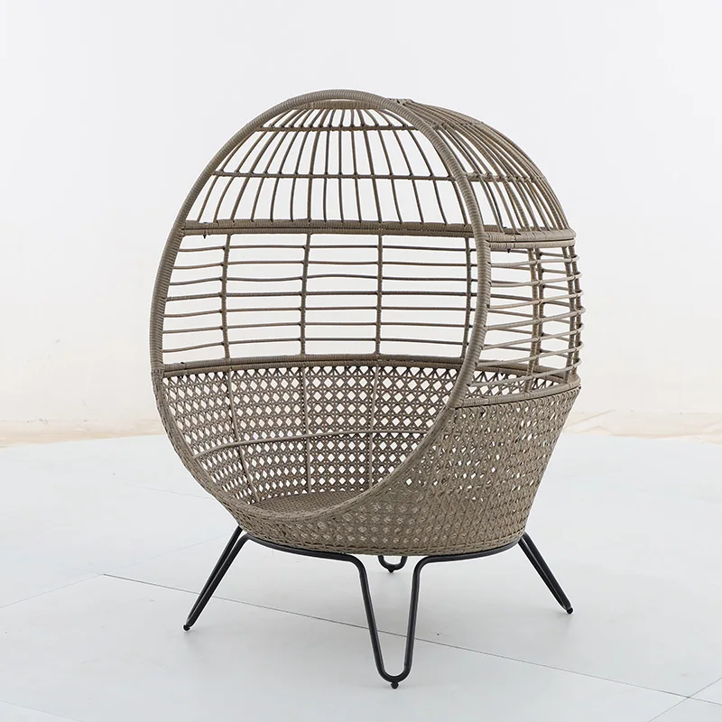 Outdoor Furniture Diy - 新製品 北欧スタイル スチール製 ウィッカー ラタン ガーデンチェア