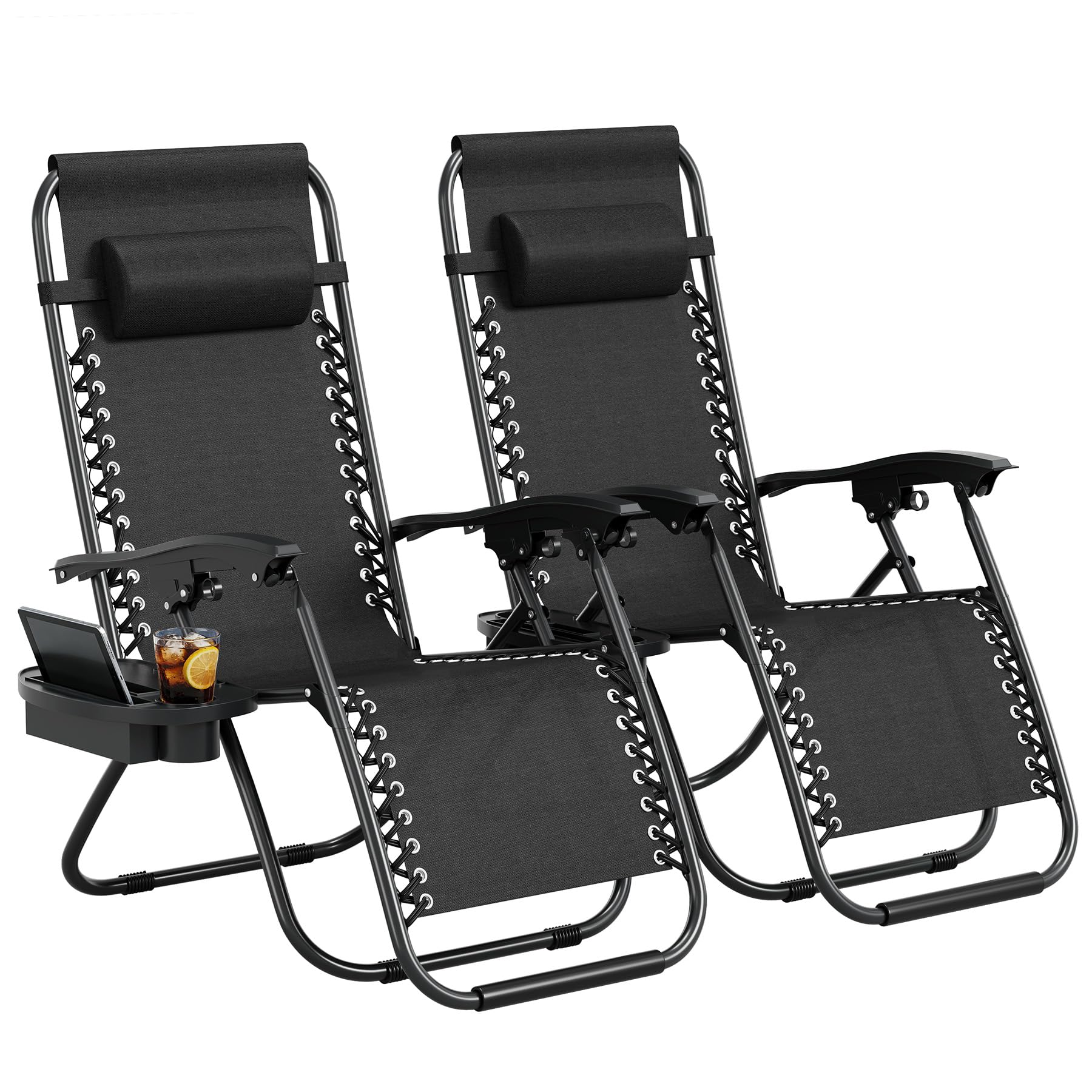 ゼロウェイトパティオラウンジリクライニングチェア2脚セット  - Outdoor Furniture Quick Dry のレビューと価格