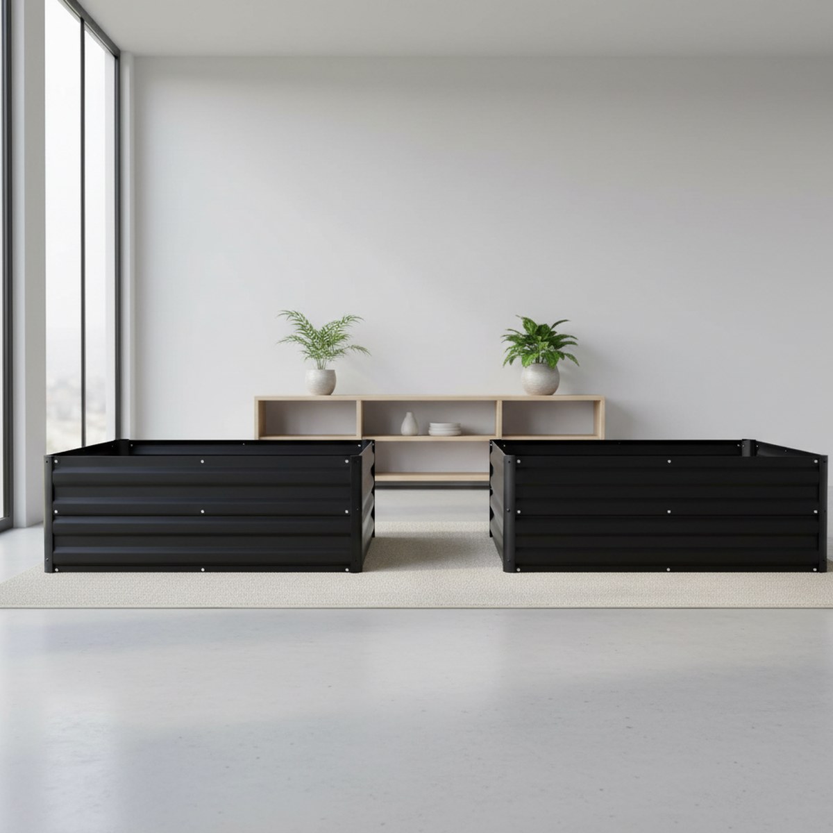 亜鉛メッキ加工の高床式菜園 12フィート長方形金属製プランタ - Planter Raised Metal のレビューと価格