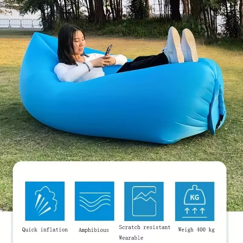 ポータブル折りたたみ式キャンプ用インフレータブルソファ、ポー - Outdoor Furniture Small のレビューと価格