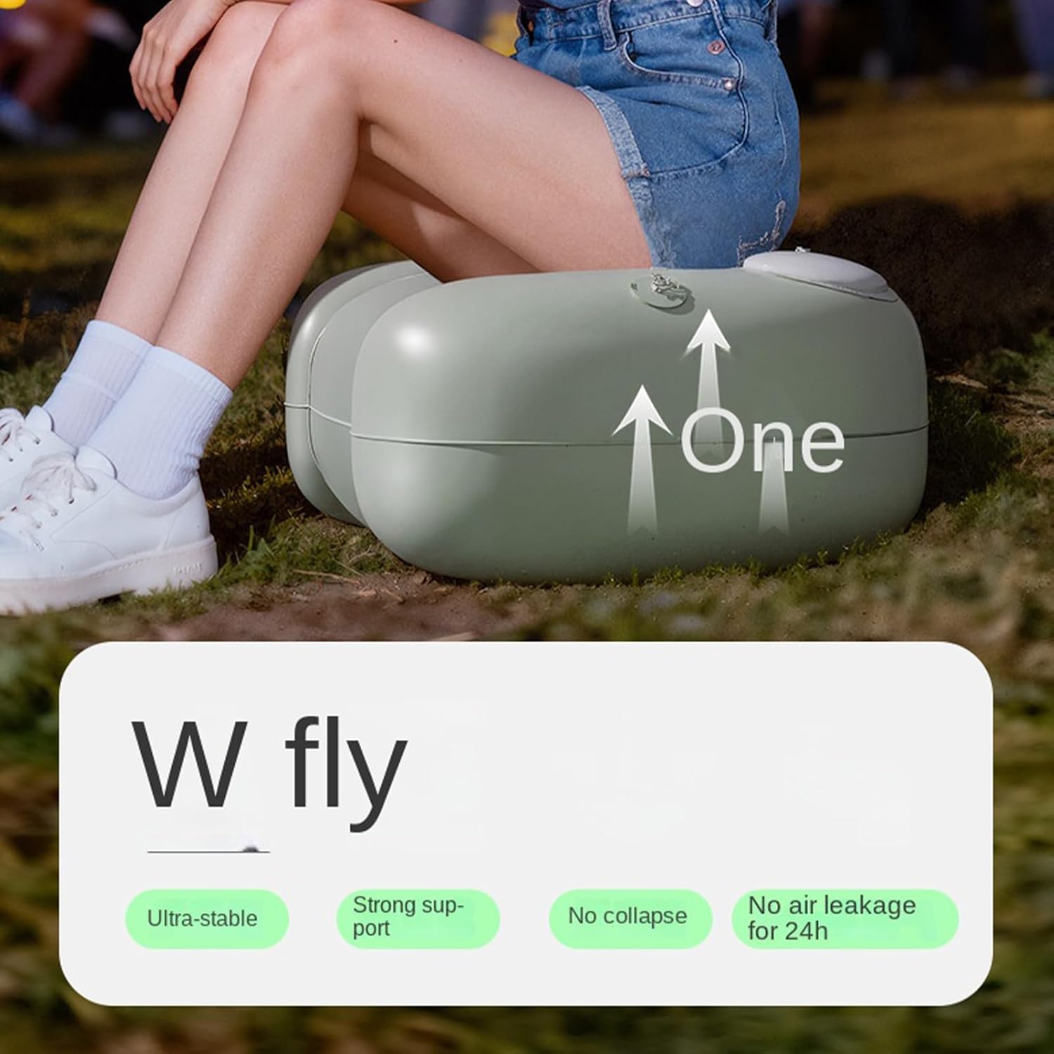 厚みのある旅行用シート、インフレータブルベンチチェア、ポータ - Outdoor Furniture Small のレビューと価格