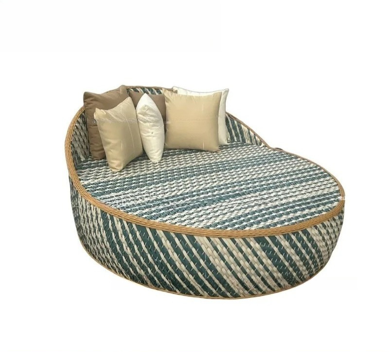 カスタムメイドの屋外ソファ、籐編みのクリエイティブチェア、屋 - Outdoor Furniture Small のレビューと価格