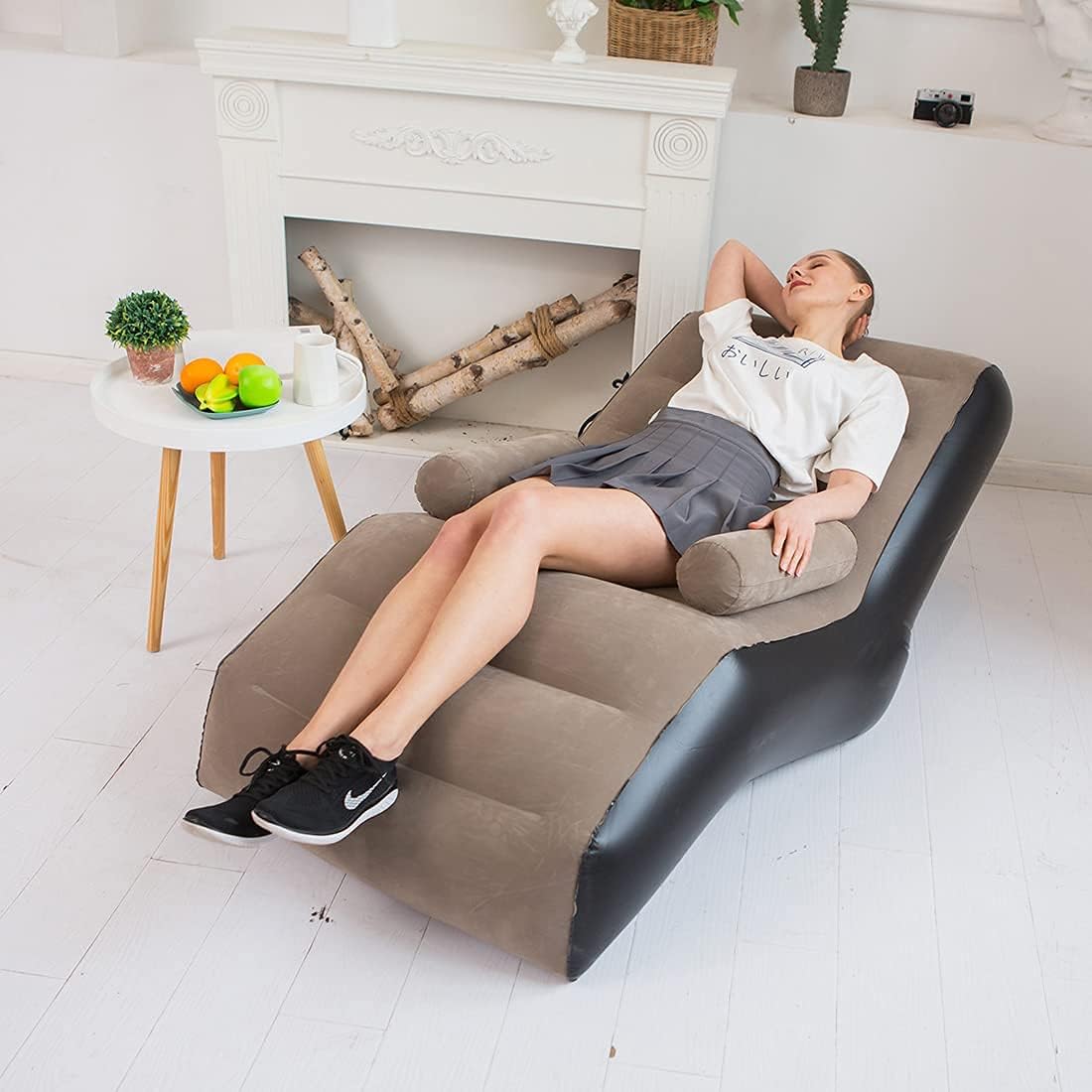 折りたたみレイジーソファ、インフレータブルラウンジチェア厚み - Outdoor Furniture Small のレビューと価格